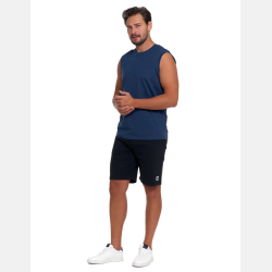 Koszulka męska tank top bez rękawów NIEBIESKI MORAJ
